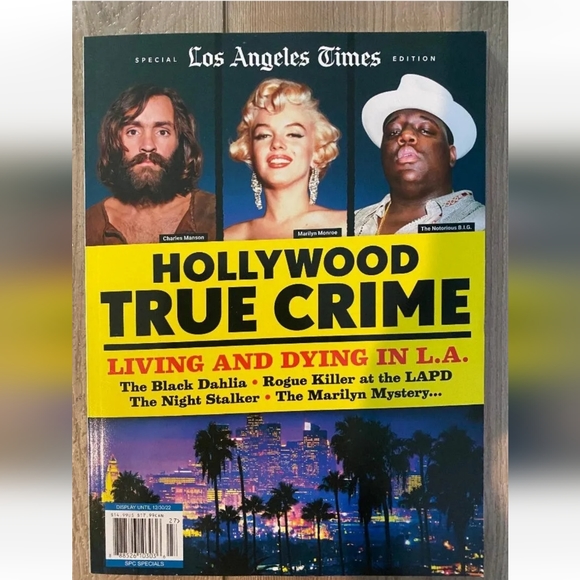L.A. Times Other - HOLLYWOOD TRUE CRIME Los Angeles Times Special Edition Oversized Soft Cover Book